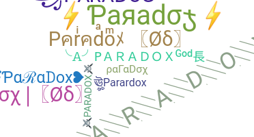 ชื่อเล่น - Paradox