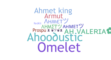 ชื่อเล่น - Ahmet