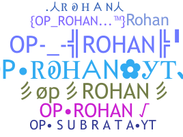 ชื่อเล่น - OPRohan