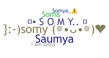 ชื่อเล่น - Somy