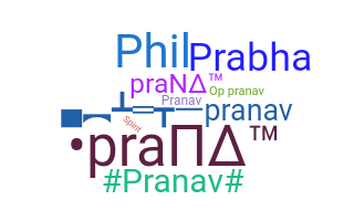 ชื่อเล่น - Prana