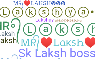 ชื่อเล่น - Laksh