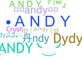 ชื่อเล่น - Andy