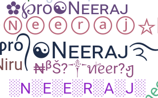 ชื่อเล่น - Neeraj