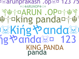 ชื่อเล่น - KingPanda