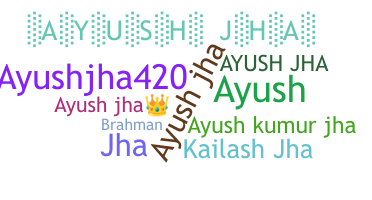 ชื่อเล่น - Ayushjha