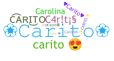 ชื่อเล่น - Carito
