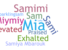 ชื่อเล่น - Samiyah