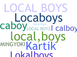 ชื่อเล่น - Localboys