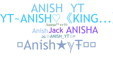 ชื่อเล่น - AnishYt