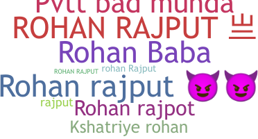 ชื่อเล่น - RohanRajput