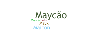 ชื่อเล่น - Maycon