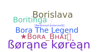 ชื่อเล่น - Bora