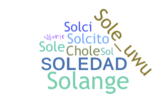 ชื่อเล่น - Soledad