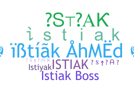 ชื่อเล่น - Istiak