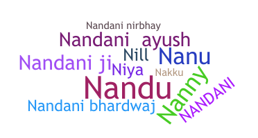 ชื่อเล่น - Nandani