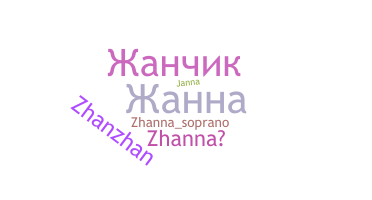 ชื่อเล่น - Zhanna