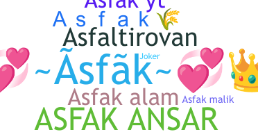 ชื่อเล่น - Asfak