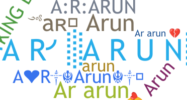 ชื่อเล่น - ararun