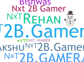 ชื่อเล่น - Nxt2bgamer