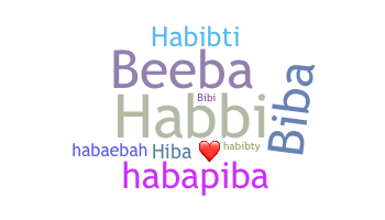ชื่อเล่น - Habiba