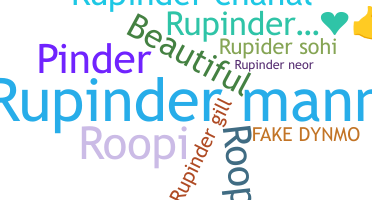 ชื่อเล่น - Rupinder