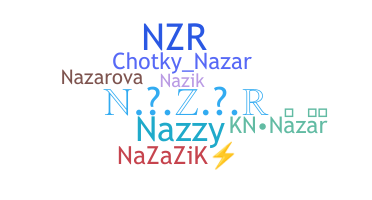 ชื่อเล่น - Nazar
