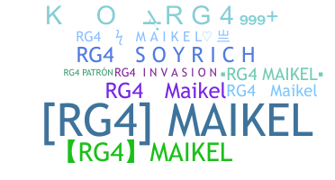 ชื่อเล่น - Rg4maikel