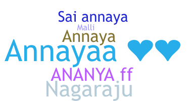 ชื่อเล่น - Annayaa