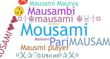 ชื่อเล่น - Mausami
