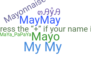 ชื่อเล่น - Maya