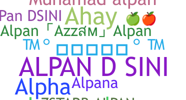 ชื่อเล่น - Alpan