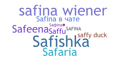 ชื่อเล่น - Safina