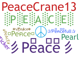 ชื่อเล่น - Peace
