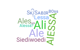 ชื่อเล่น - Alessa