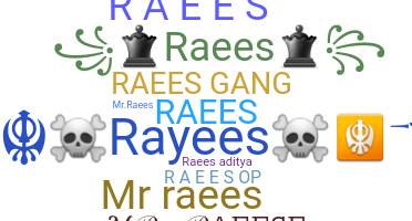 ชื่อเล่น - Raees