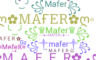 ชื่อเล่น - Mafer