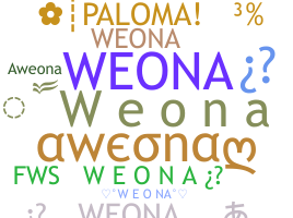 ชื่อเล่น - Weona