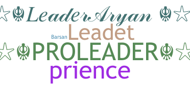 ชื่อเล่น - LeaderAryan