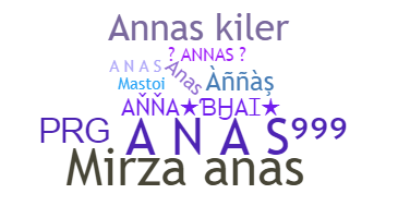 ชื่อเล่น - Annas