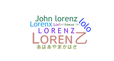ชื่อเล่น - Lorenz