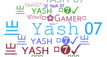 ชื่อเล่น - Yash07