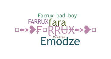 ชื่อเล่น - Farrux