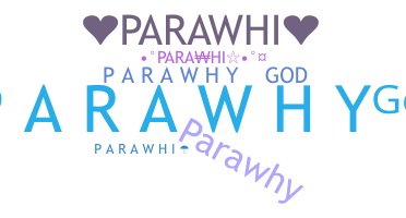 ชื่อเล่น - Parawhi