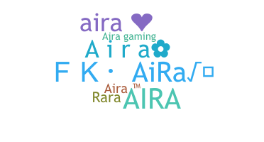 ชื่อเล่น - Aira