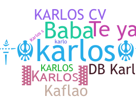 ชื่อเล่น - Karlos