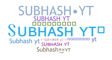 ชื่อเล่น - Subhashyt