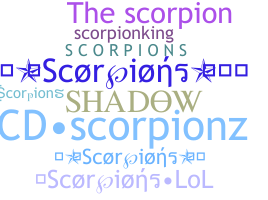 ชื่อเล่น - Scorpions