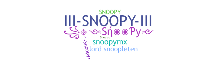 ชื่อเล่น - Snoopy