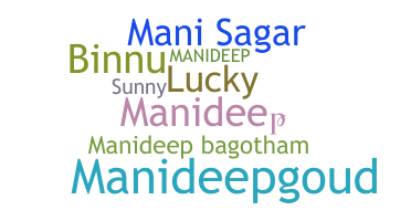ชื่อเล่น - Manideep
